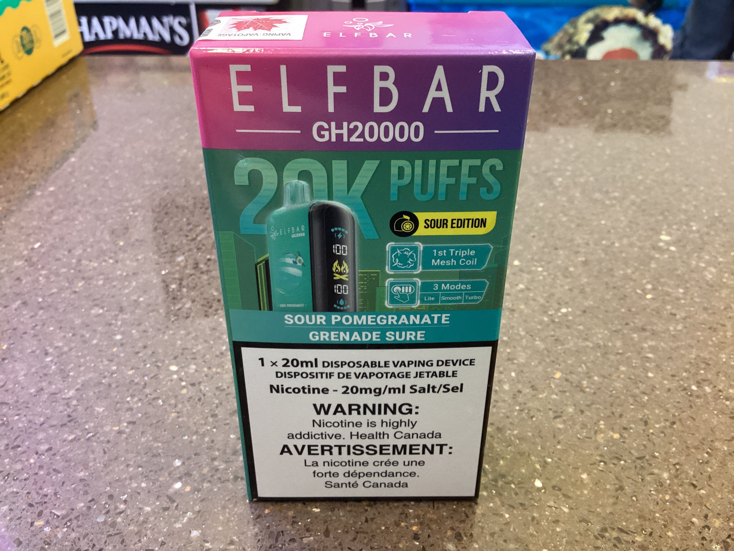 ELF BAR GH 20000K PUFF DISPOSABLE