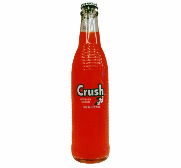 Crush Orange Mexican Cane Sugar Glass 12oz
