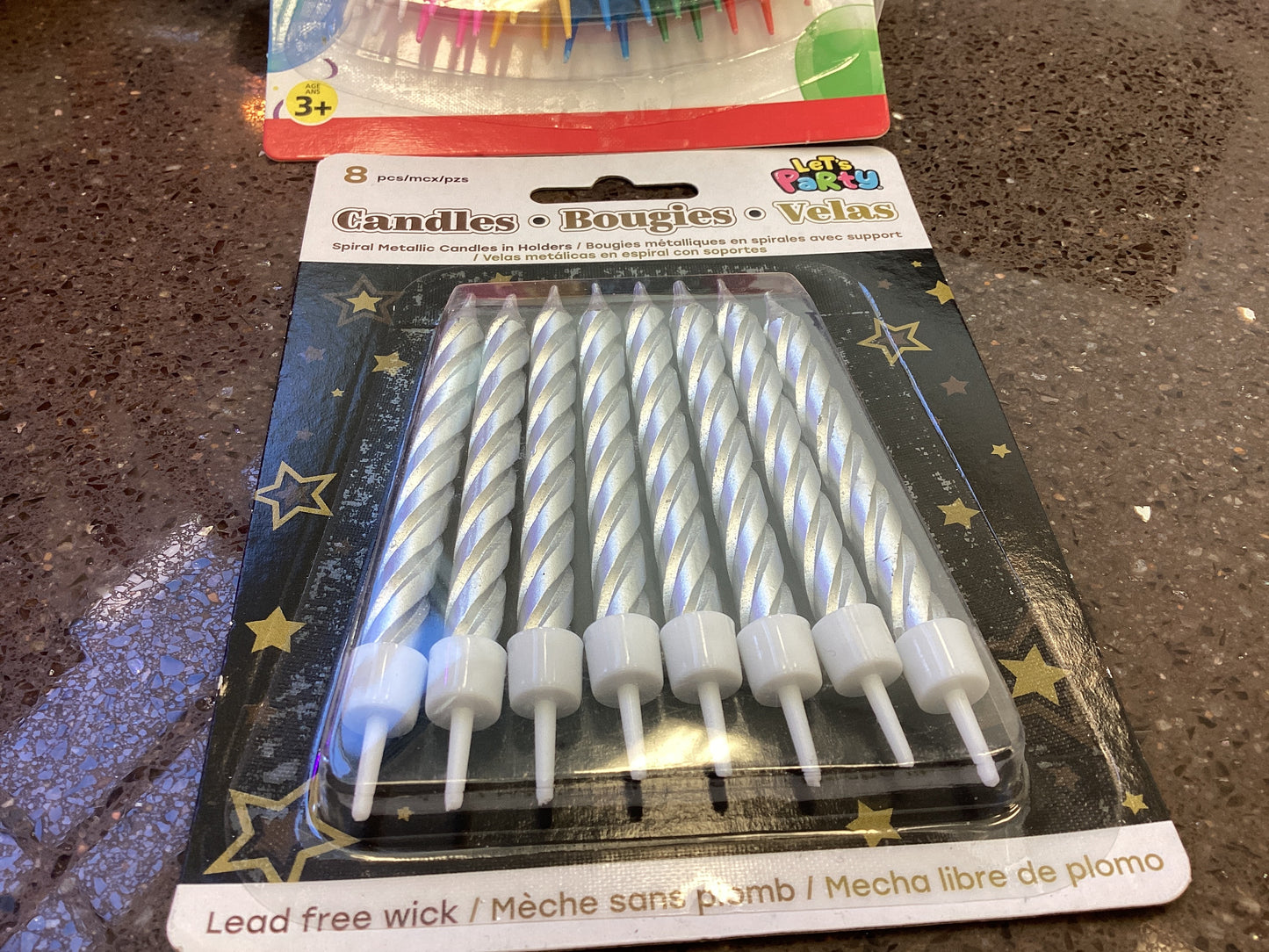 Lets Party Birthday Candles