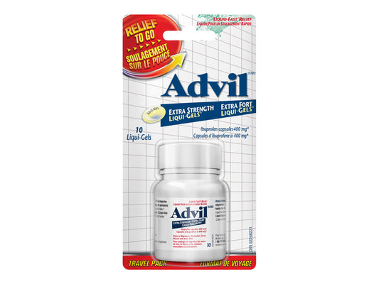 ADVIL RELIEF 2 GO XSTR LIQUI-G 10caps