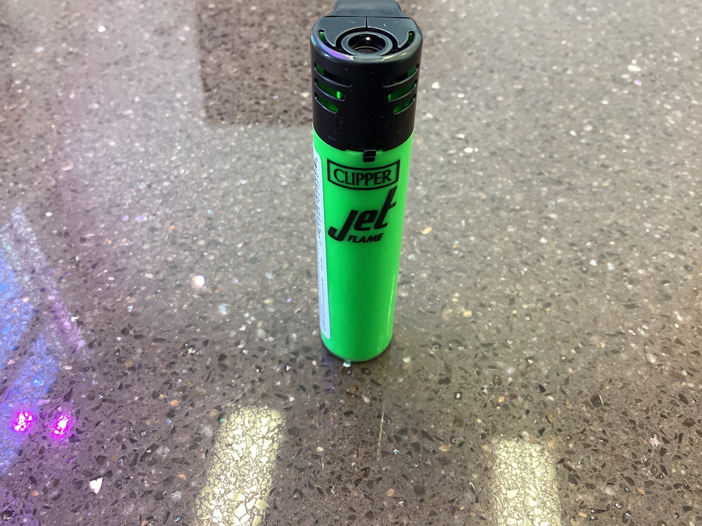 Clipper Lighters Jet Shiny