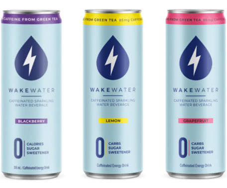 Wake Water Carbonated Caffeine Beverage