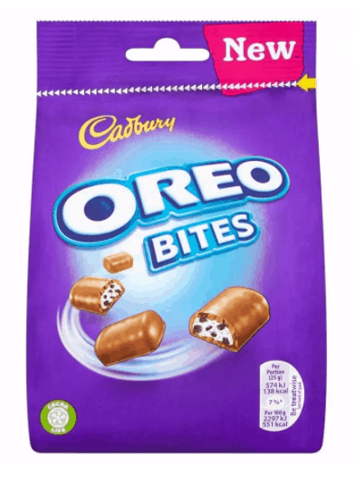 Cadbury Oreo Bites British 110