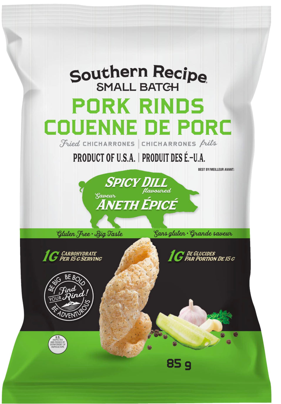 Southern Recipe Pork Rinds Spicy Dill (85g)