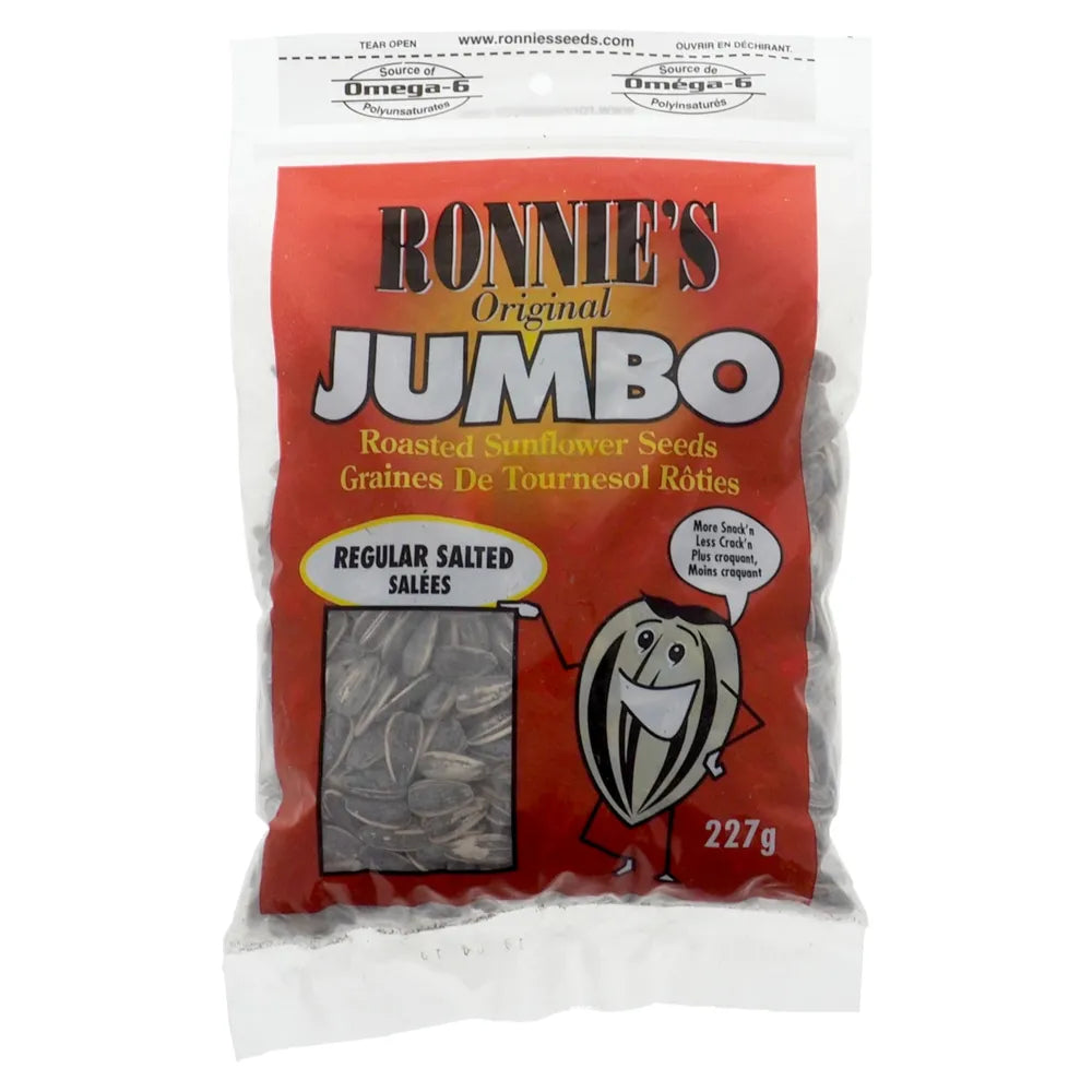 Ronnie’s Original Jumbo Roasted Sunflower Seeds 210g