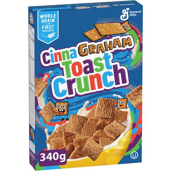 General Mills CinnaGraham Toast Crunch Cereal 340g