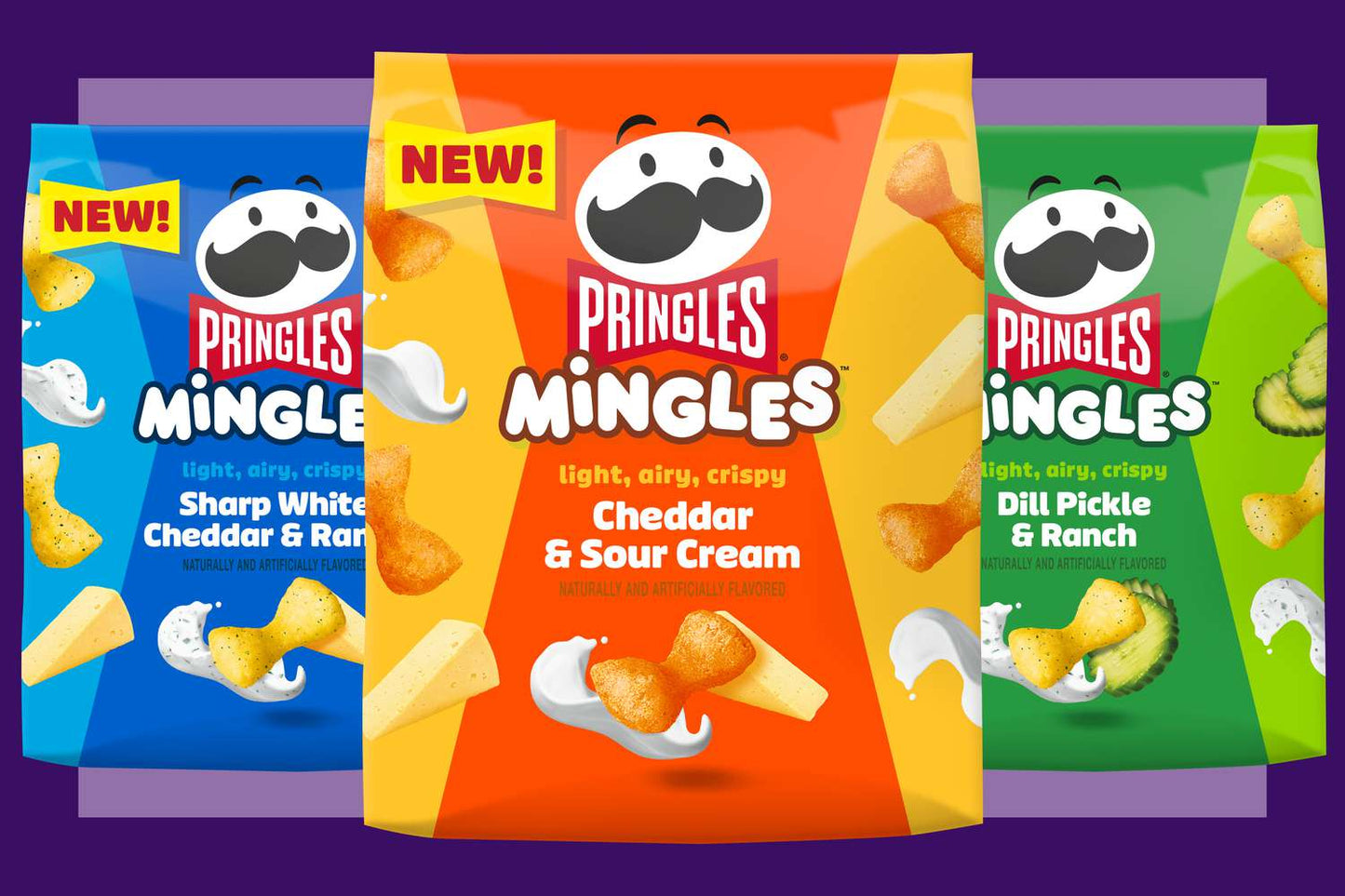 Pringles Mingles Cheddar & Sour Cream (56g)