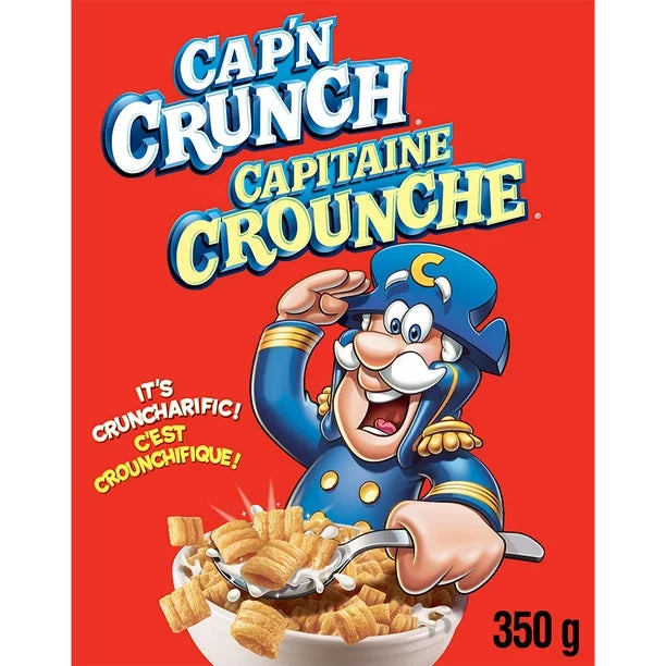 Cap’ N Crunch Original Cereal 350g
