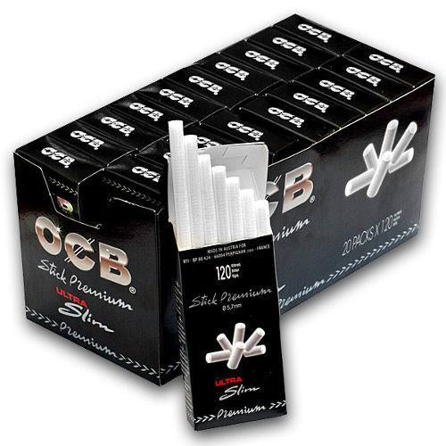 OCB Black Extra Slim Filter Stick 120CT