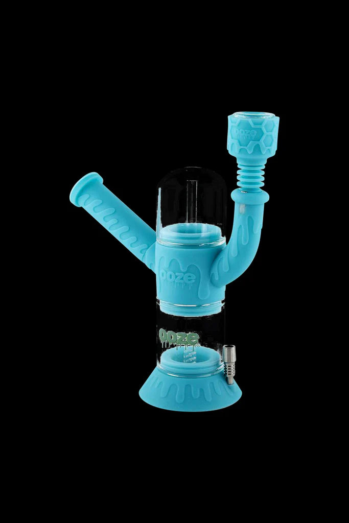 OOZE CRANIUM 4-IN-1 SILICONE GLASS WATER PIPE