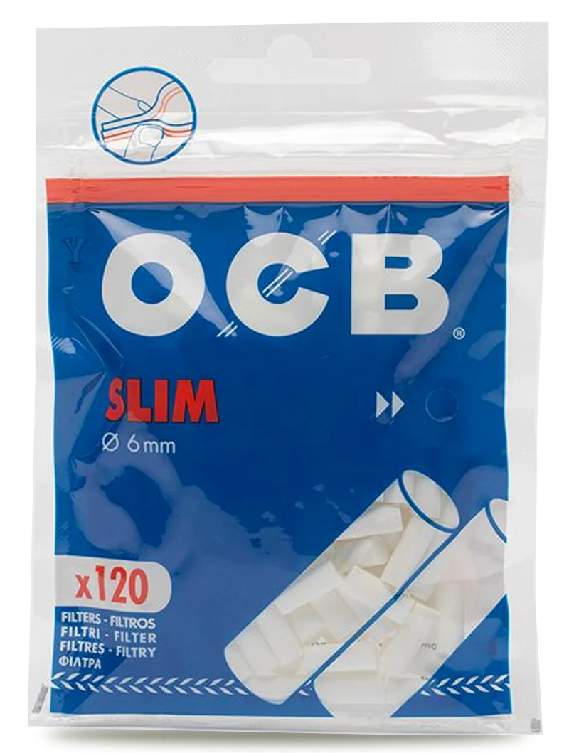 OCB Filters Slim Tips 120count