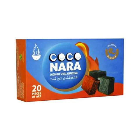 Coco Nara Coconut Shell Charcoal - 20 Flat Pieces