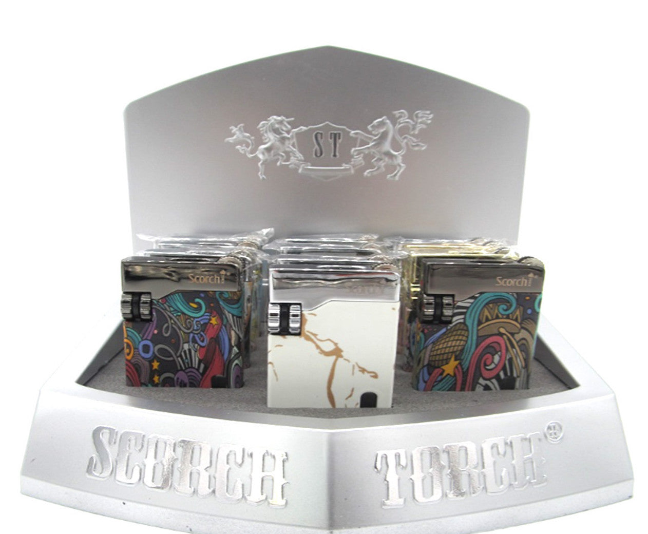 Scorch Torch 2 Torch Flint Igniter Glow In The Dark Torch Lighter