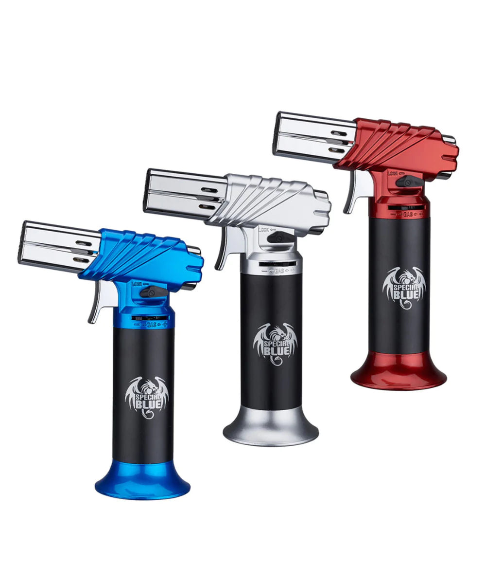Special Blue Colt Adjustable Flame Butane Torch Lighter