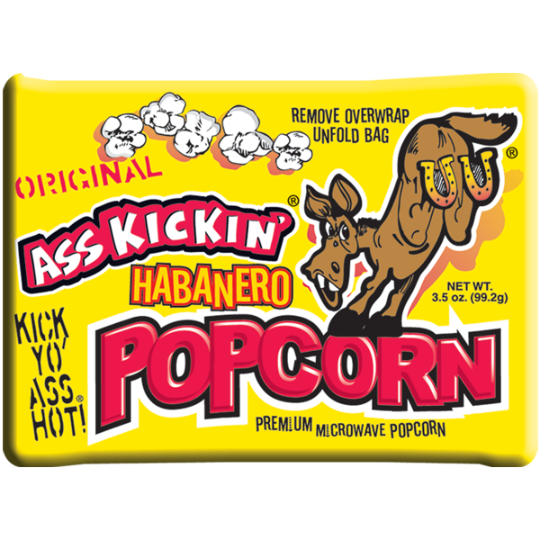 Ass Kickin’ Habanero Microwave Popcorn 3.5oz