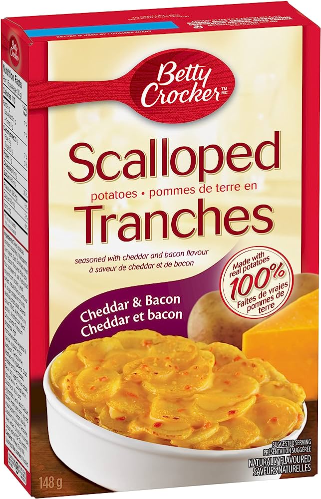 Betty Crocker Scalloped Cheddar & Bacon 148g