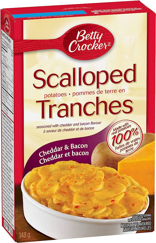 Betty Crocker Scalloped Cheddar & Bacon 148g