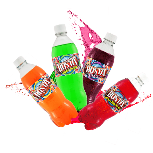 Busta Blueberry Soft Drink from Trinidad & Tobago 590ml