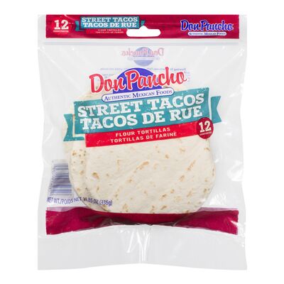 Don Pancho Street Taco Flour Tortilla 10”