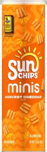 Sun Chips Minis Harvest Cheddar Take Home Canisters 3.75oz