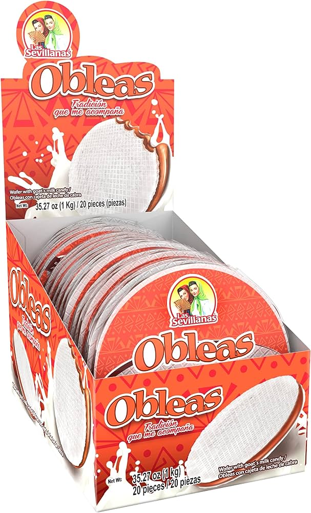 Las Sevillanas Oblea Large Wafer With Goat Milk 50g