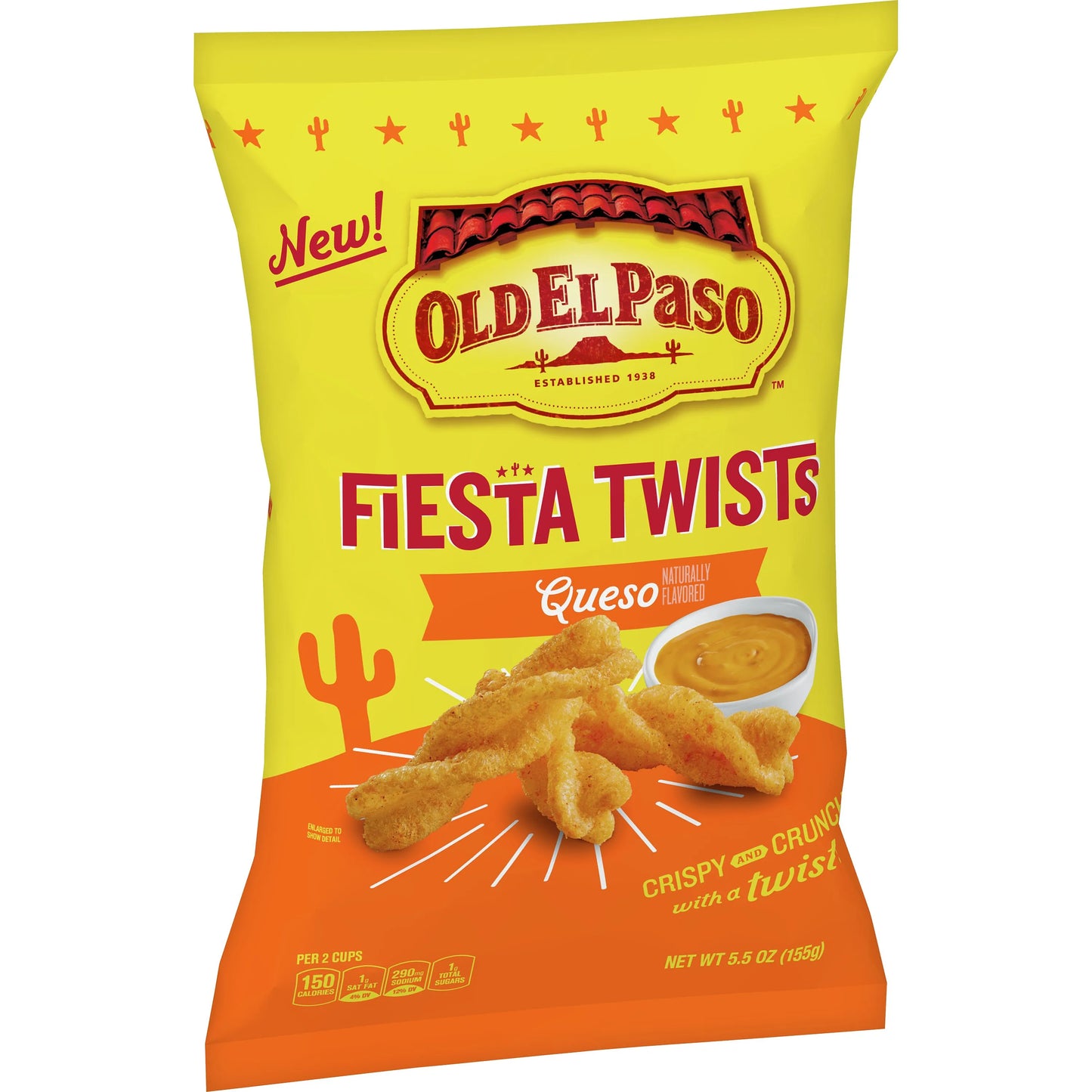 Old El Paso Fiesta Twists Queso 2oz