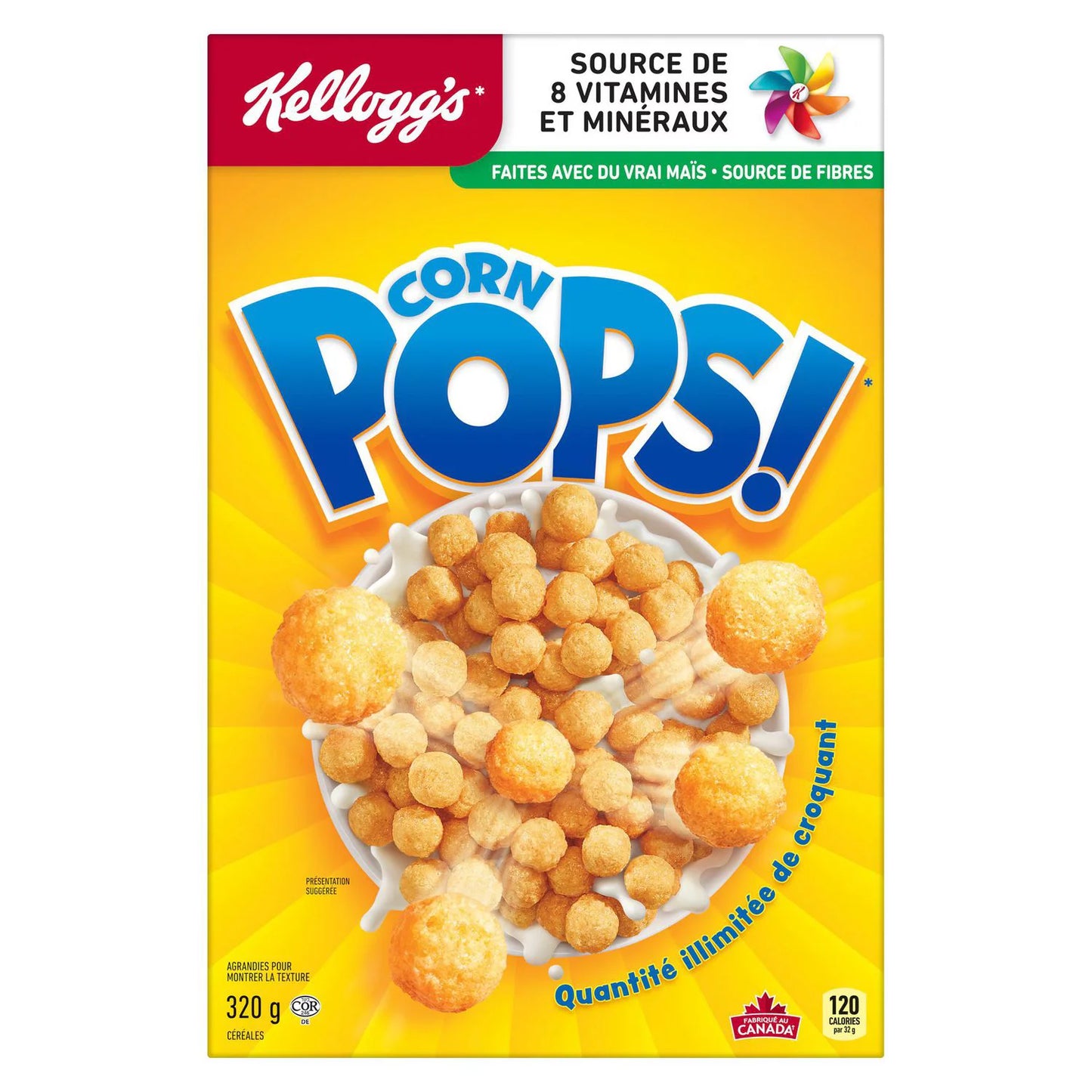 Kellogg’s Corn Pops Cereal 320g