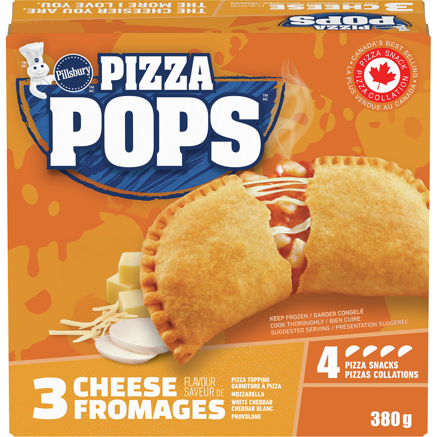 PILL PIZZA POPS 3 CHEESE 4CT