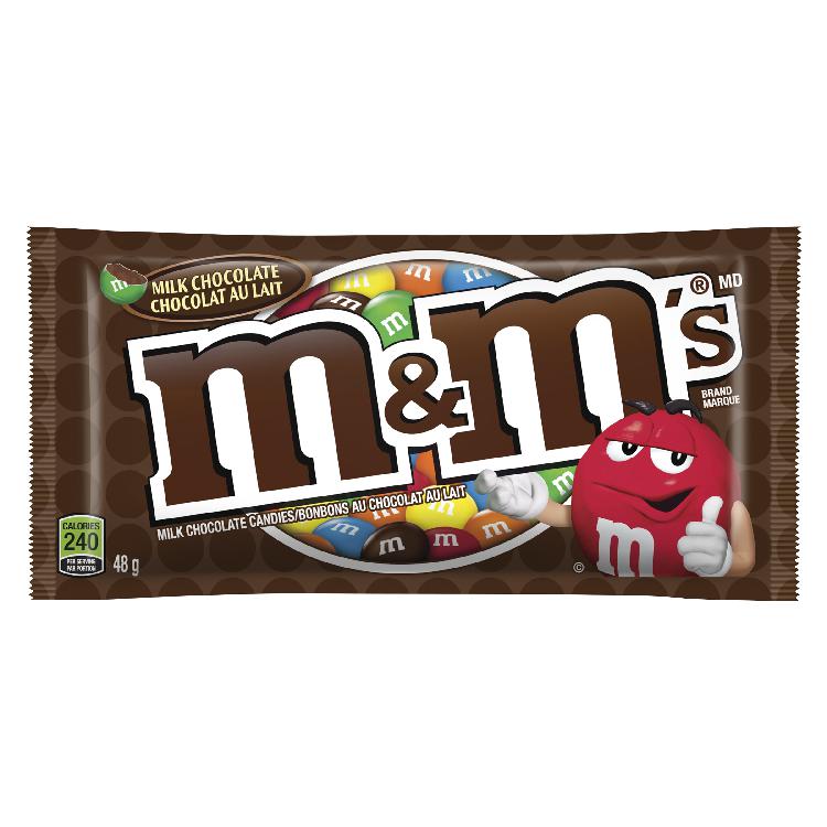 M&M MILK CHOCOLATE SINGLE