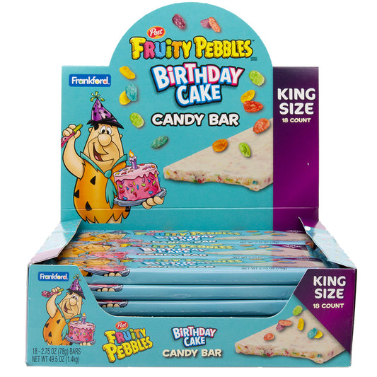 Frankford Fruity Pebbles Birthday Cake King Size Bar 2.75oz