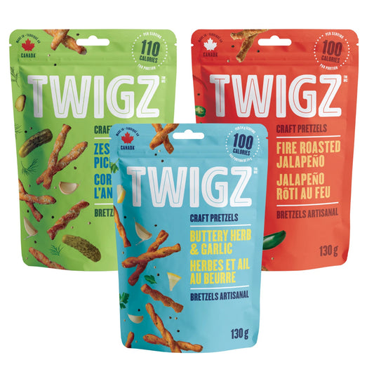 Twigz Pretzels Butter/Herb/Garlic 130g
