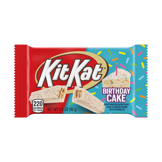 Hershey Kit Kat Birthday Cake White Creme w/Sprinkles