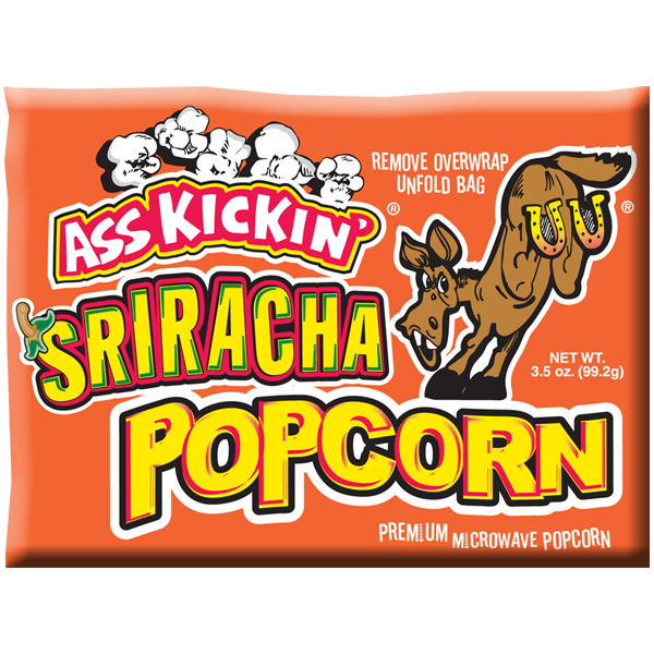 Ass Kickin' Sriracha Microwave Popcorn