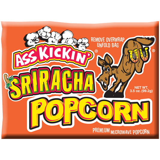 Ass Kickin' Sriracha Microwave Popcorn