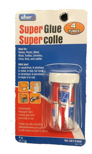 Super Glue Tube 3PK