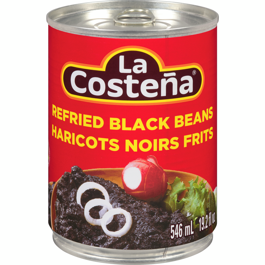 La Costena Refried Black Beans (19.21oz)