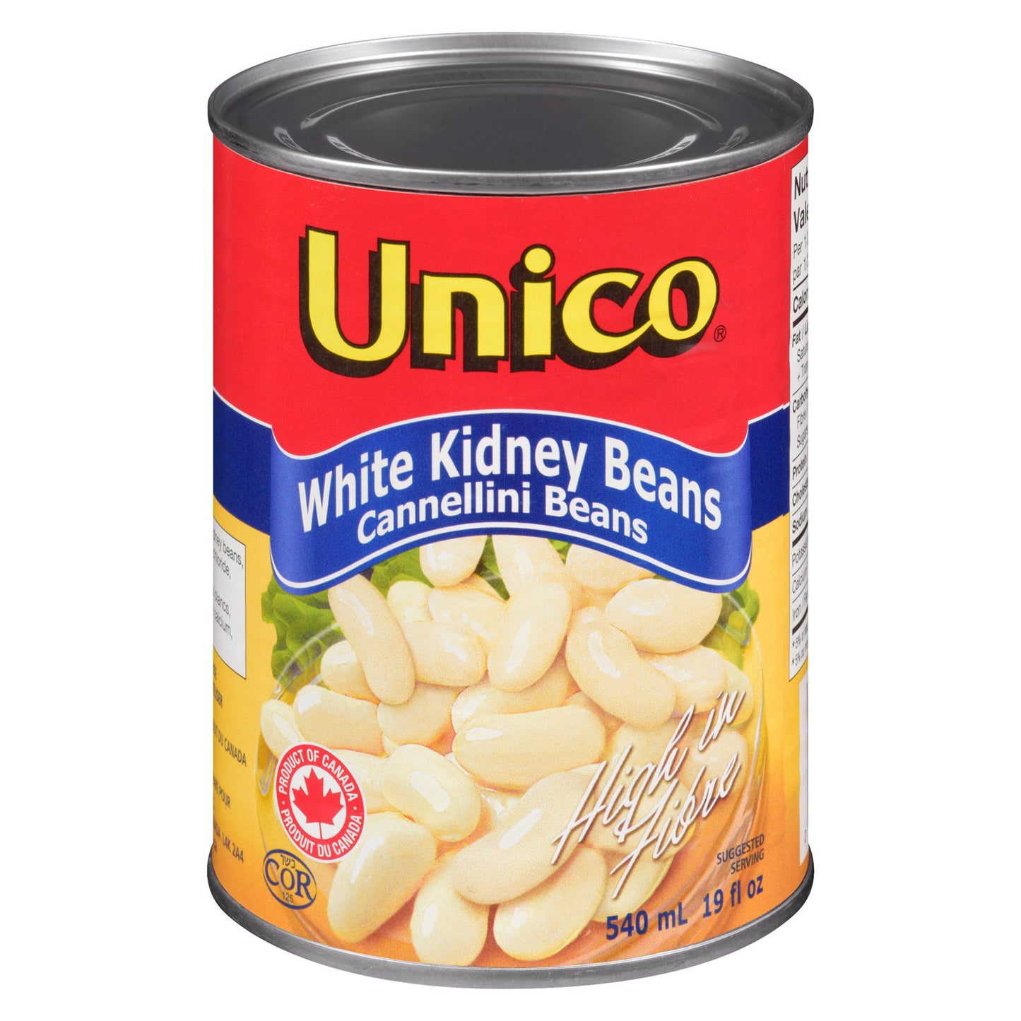 Unico White Kidney Beans (19oz)