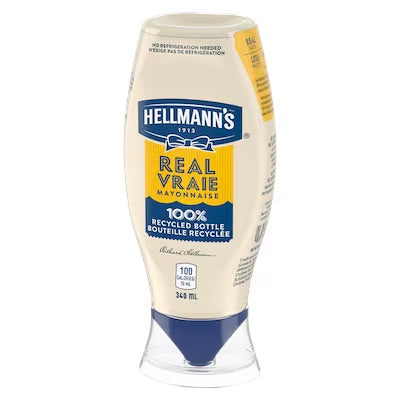 Hellmans Mayo Real Squeeze 340ml