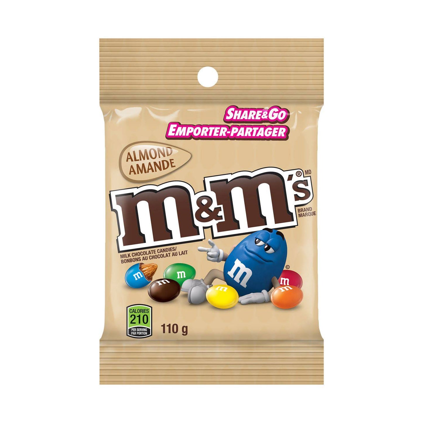 M&M PEG ALMOND 110g