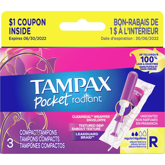GP TAMPAX TAMPONS POCKET RADIA
