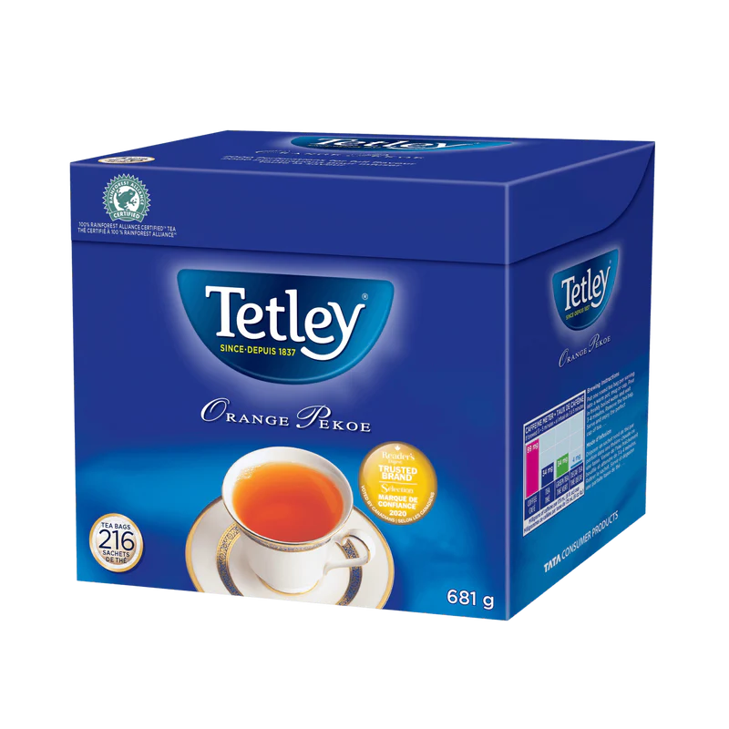 TETLEY TEA BAGS