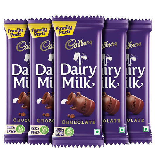 Cadbury Dairy Milk Family Size Chocolate Bars