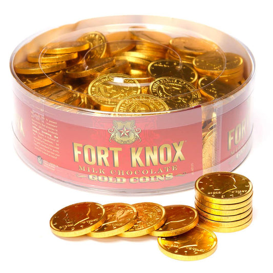 Fort Knox Gold Coins 1.5" Milk Chocolate