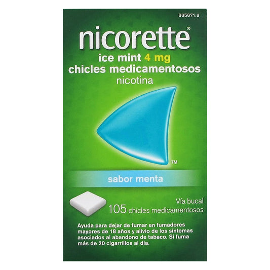 Nicorette Plus Ice Mint Gum 4MG