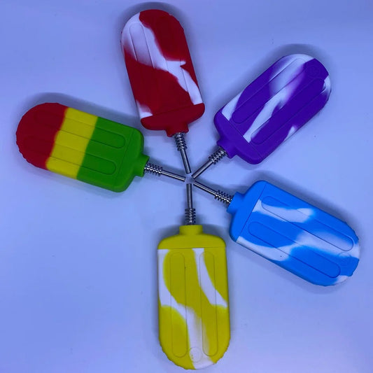Silicone Popsicle Style Honey Straw - 55 Grams - 5 Inches [NC48]