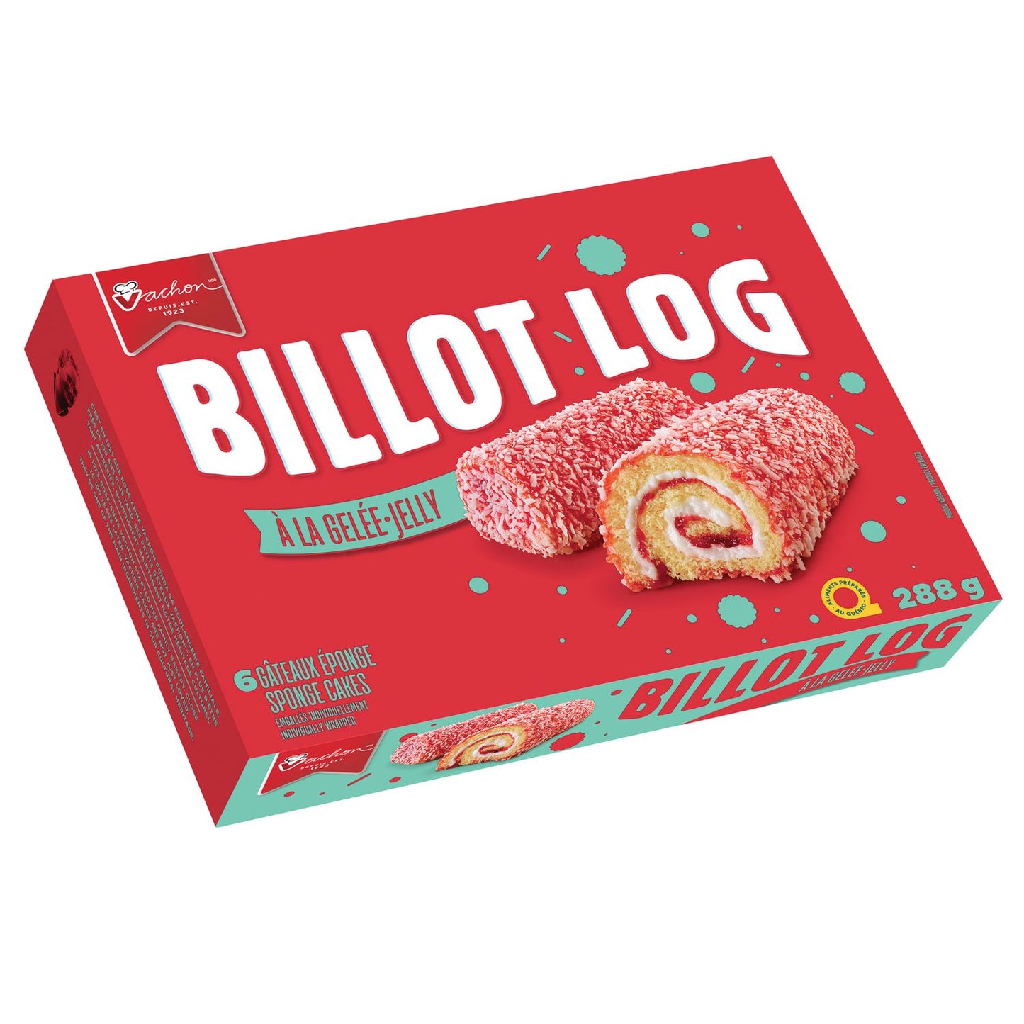 Vachon® Jelly Log Rolled Sponge Cakes Single