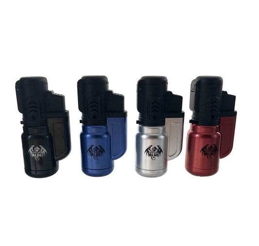 Special Blue Bullet Metal Mini Butane Gas Torch Lighters