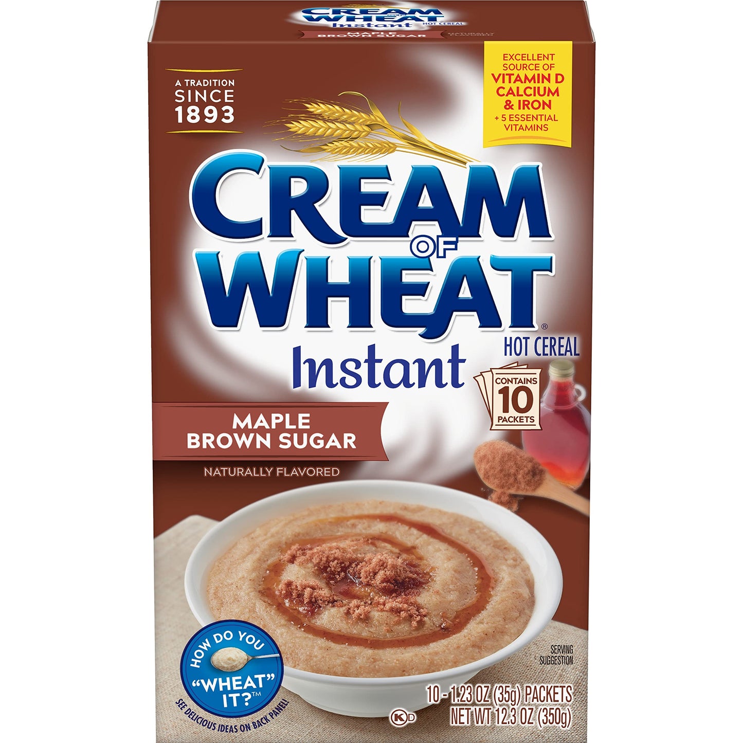 Cream of Wheat Maple Brown Sugar Instant Hot Cereal