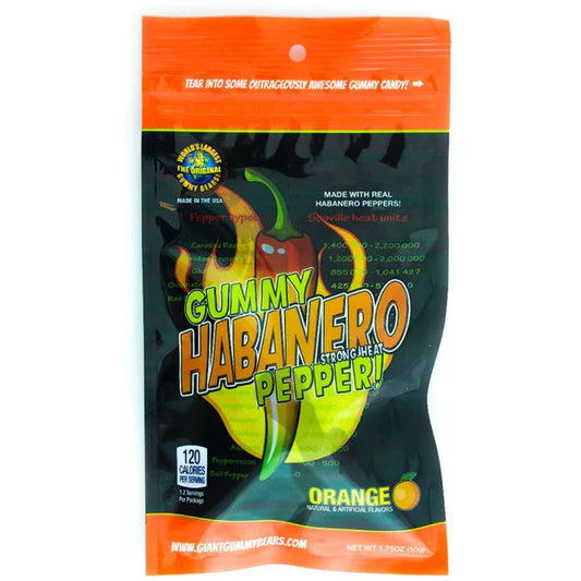 Gummy Habanero Pepper 1.75oz (50g)