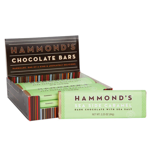 Hammond's Chocolate Bar Sea Side Caramel Dark Chocolate 2.25oz